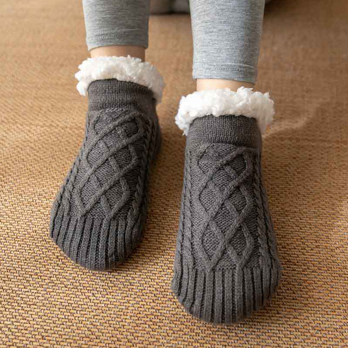 Anti-slip Soft-Pile Fleece Socks