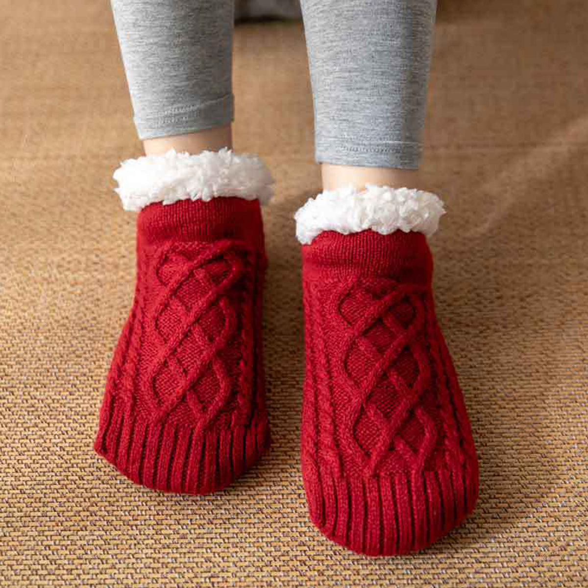 Anti-slip Soft-Pile Fleece Socks